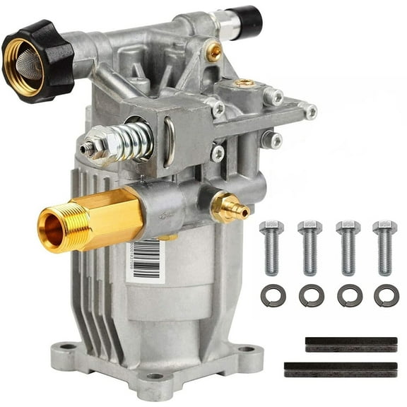 iMeshbean 3/4" Shaft Horizontal Pressure Washer Pump , 2200-3000 PSI, 2.5 GPM, Replacement Pump Includes Hardware for Residential and Industrial Gas Powered Machines