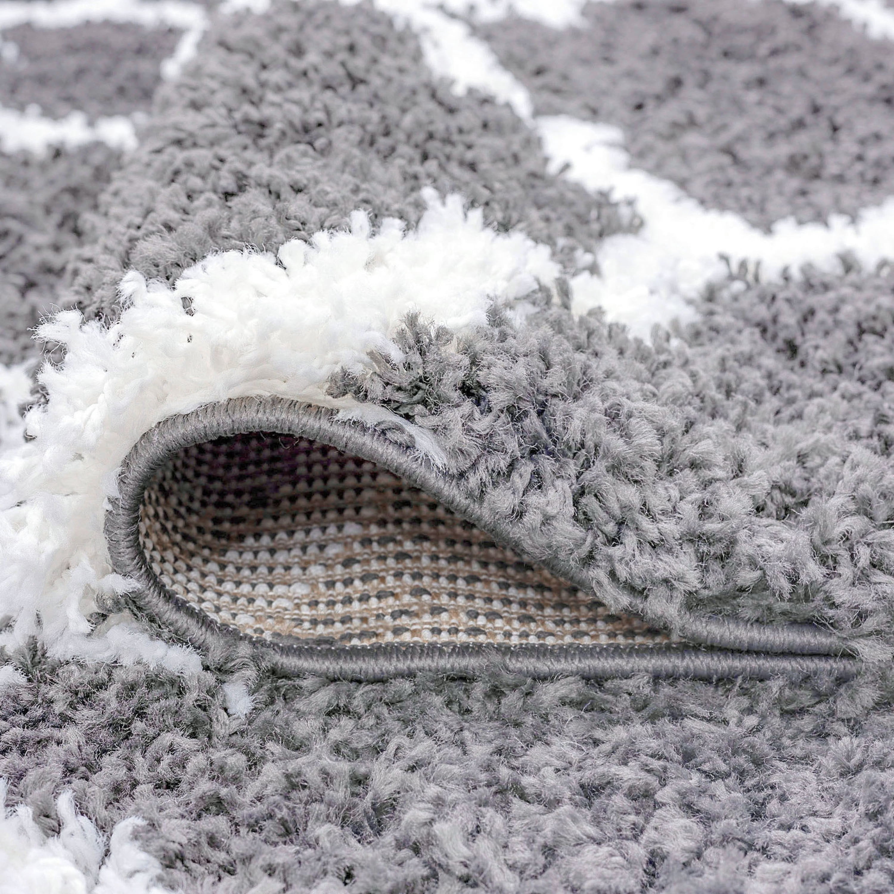 2x8 Modern Silver Runner Rugs for Hallway | Indoor Entry, Entryway, Walkway or Kitchen Rug 2'3'' x 7'3''
