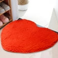 thumbnail image 4 of Hgallory Soft Chenille Thick Floor Mats for Bedroom Living Room, Non-Slip Floor Rugs for Entrance Sofa side, Valentine Decor Solid Color Floor Doormat, 20"x24"x0.8", 1 Pack, Red, Heart, 4 of 7
