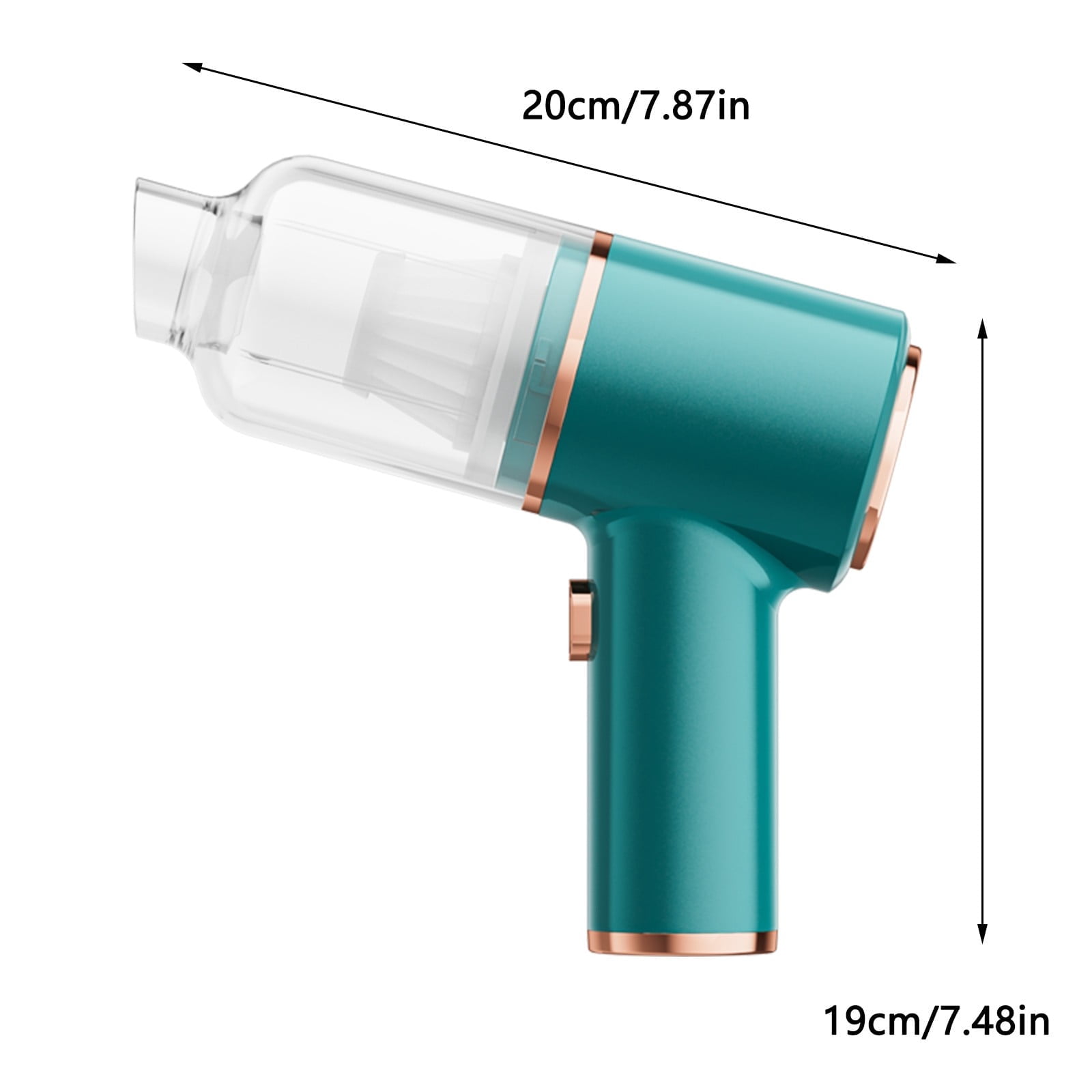 Handheld Car Vacuum Cleaner, Powerful Suction Mini Vacuum, Portable Wireless Car Cleaner, Multi-Purpose Wet And Dry Vacuum, High Suction Motor, Easy To Clean Corners And Crevices