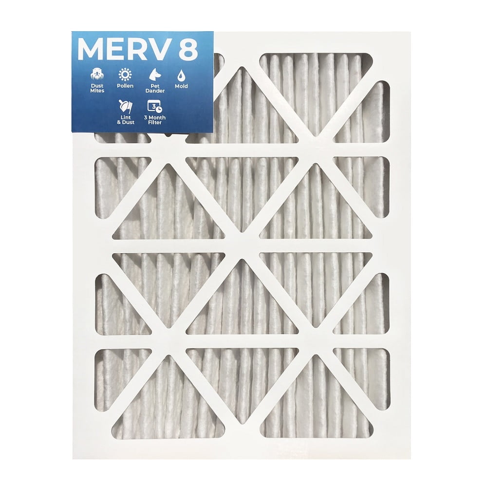 16x25x2 MERV 8 AC Furnace 2" Inch Air Filter 12 PACK