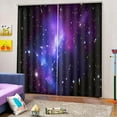 thumbnail image 2 of Cortinas opacas impermeables de impresión digital 3D Sunnimix Cortina decorativa casera 150 x 166 cm, 2 of 8