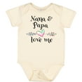 thumbnail image 3 of Inktastic Nana and Papa Love Me Heart Grandchild Boys or Girls Baby Bodysuit, 3 of 5