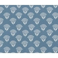 thumbnail image 2 of Outdoor Waterproof Taffeta Fabric - Soimoi Block Print Blue | UV Resistant | Ideal for Cushion Covers, Raincoats, Shower Curtains & More | 56" Width, 2 of 7
