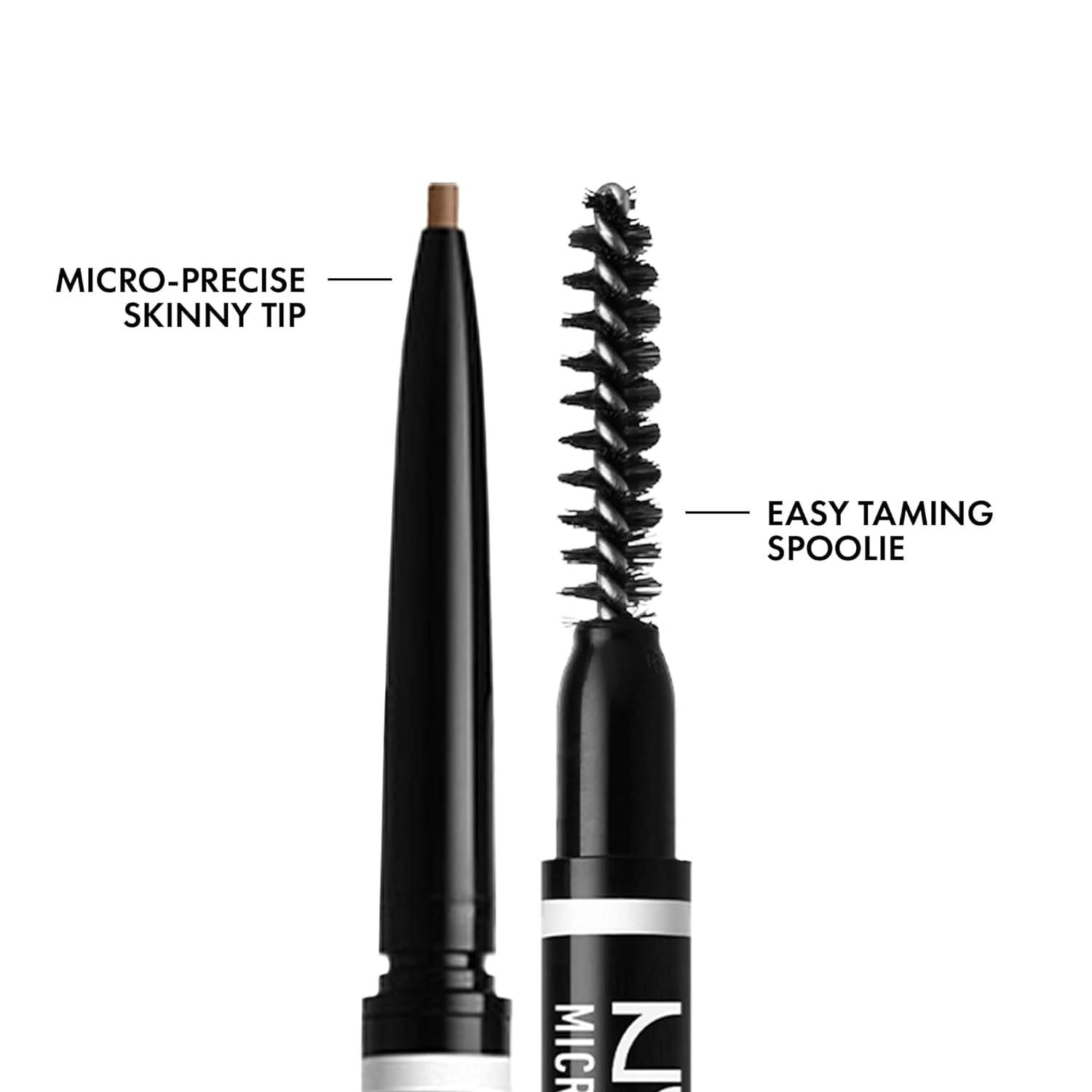 NYX Professional Makeup Micro, Eyebrow Taupe, Vegan oz Pencil, 0.003