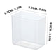 thumbnail image 3 of Organizador de pared transparente para puerta de refrigerador, adhesivo sin perforaciones, para escritorio, cosméticos y artículos pequeños., 3 of 7