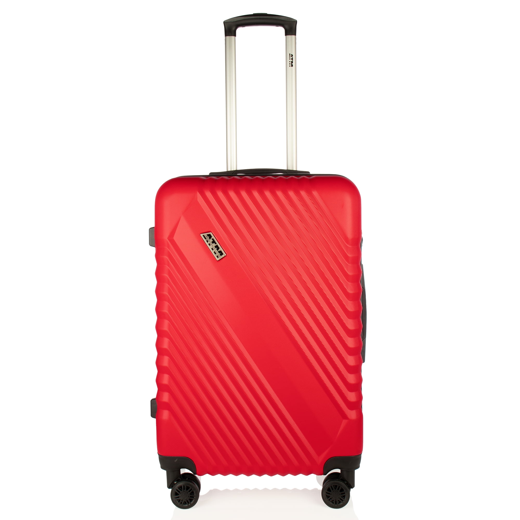 Luggage 24 inch Hardside Carryon Travel Suitcase Core ATM Red