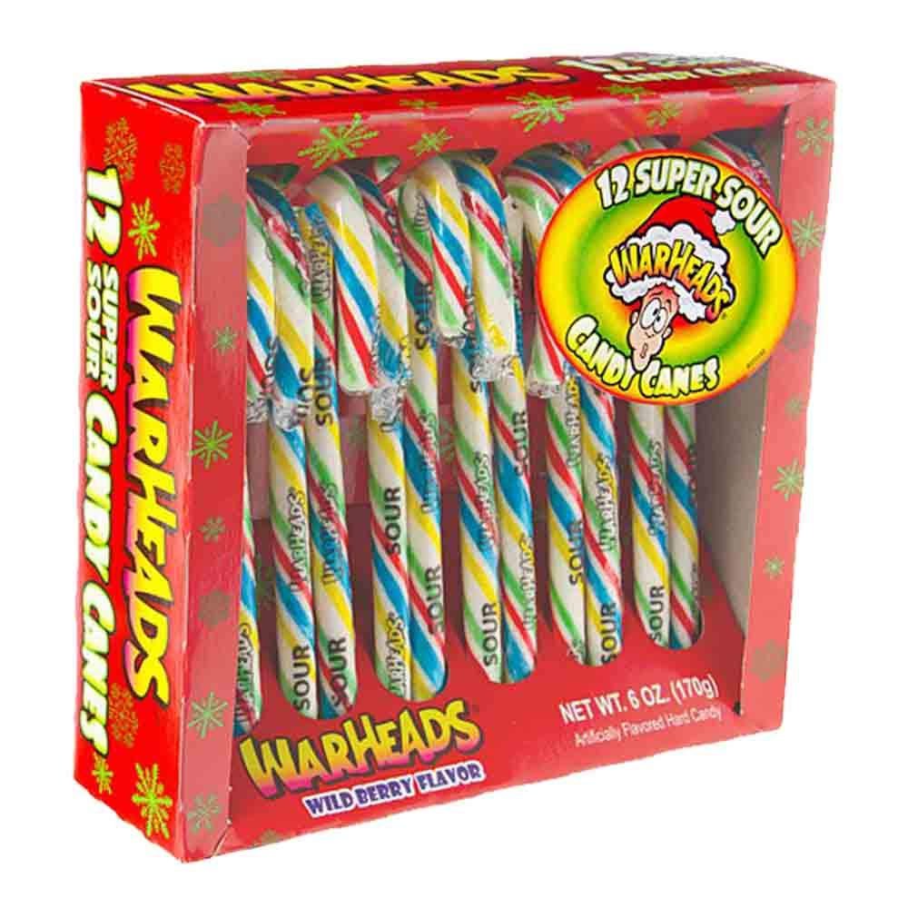 12 Count Warheads Candy Cane