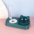 thumbnail image 4 of Pet Water And Food Bowl Set Double Pet Bowls Pet Feeding Bowl Dog Bowl Dog Food Bowls Pet Double Bowl Prevent Tumble Neck Protection Automatic Drinking Pet Water And Food Bowl Set, 4 of 4