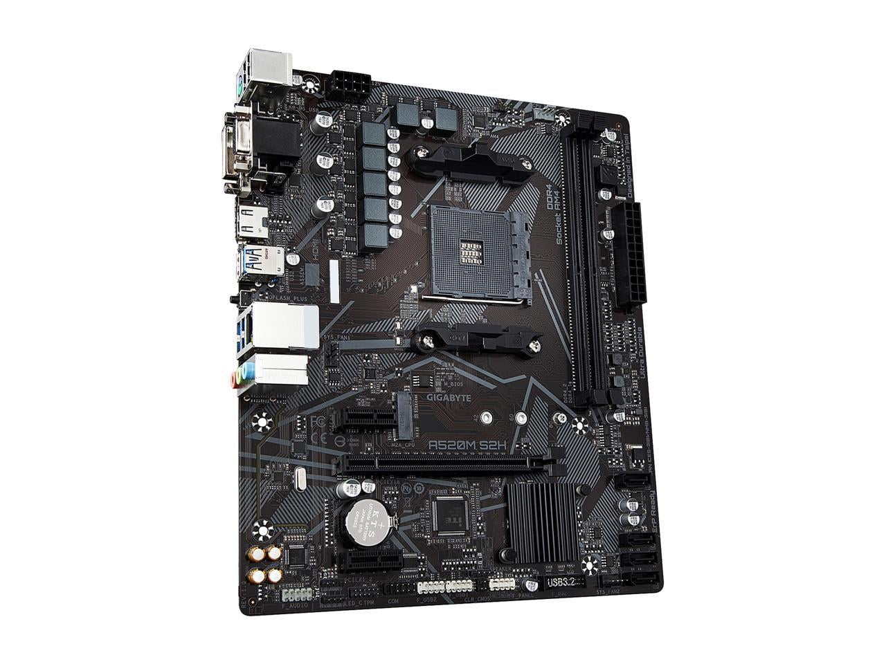 Gigabyte Ultra Durable A520M S2H Desktop Motherboard AMD A520