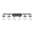 thumbnail image 3 of 423-6W-BK-G423-7DE Innovations Lighting Pilaster II Cylinder - 6 Light Bath Vanity In Contemporary Style-10.38 Inches Tall and 43.88 Inches Wide-Matte, 3 of 5