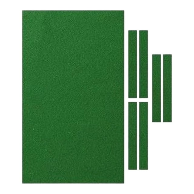 koolsoo Billiards Table Cloth, Pool Table Cushion Set, Professional Snooker and 6 Pieces Strips Billiard Pool Tablecloth Billiard Cloth, M Green