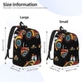 thumbnail image 3 of Yiaed Cartoon Tractor Print Backpack, Premium Laptop Backpack, Travel Backpack for Women, Lightweight Backpacks, Comfortable Back Pack-Medium, 3 of 5