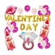 thumbnail image 2 of Globos de látex con confeti y cinta para decoración de bodas. Día de San Valentín, 2 of 7