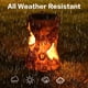 thumbnail image 4 of Lámpara solar de Navidad Luz de antorcha de fuego residual al aire libre, Lámpara de llama intermitente de baile solar LED, Mesa de jardín Decoración de paisaje de patio Lámpara de mesa impermeable, 4 of 5