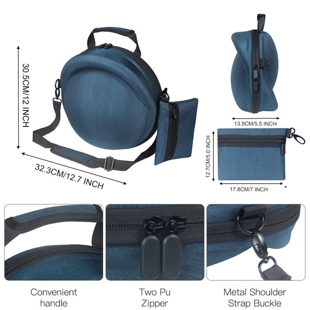 Estuche de transporte EVA bolsa de viaje impermeable antiarañazos hombro/bandolera/bolso para altavoces Harman Kardon Onyx Studio 8/7