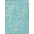 thumbnail image 2 of Addison Rugs Chantille Indoor/Outdoor Transitional Lines Teal Washable Rectangle Rug, 8' x 10', 2 of 6