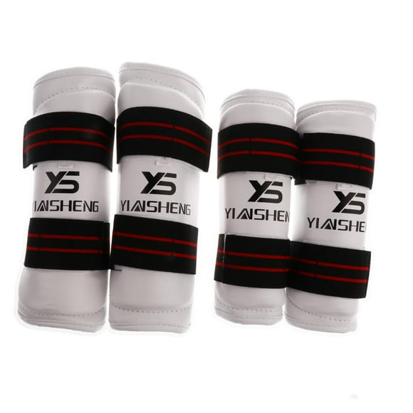 Espinilleras MMA Macarena Guardia + Almohadillas De Codo Protector Boxeo Muay Thai S