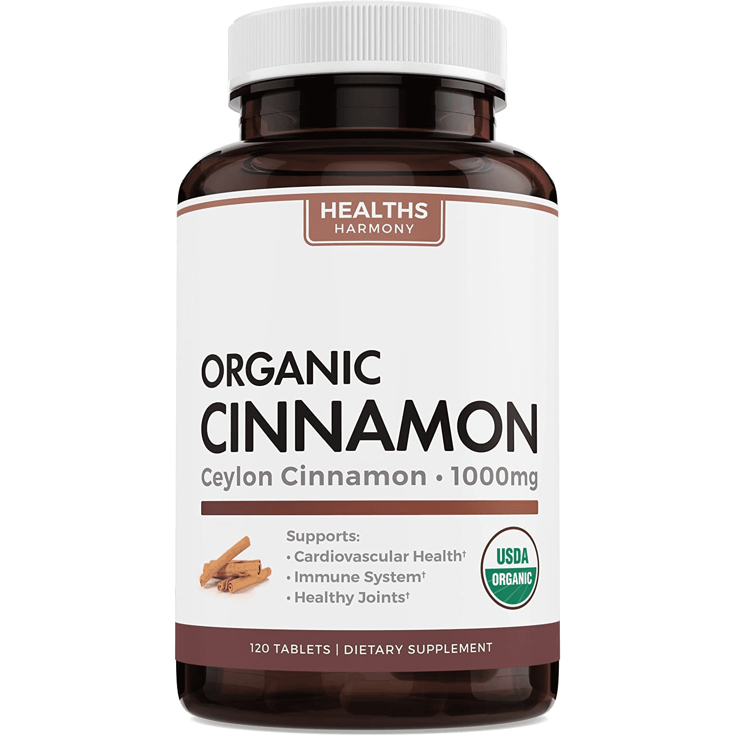 Buy Organic Ceylon Cinnamon Pills 1000mg Healths Harmony 500mg