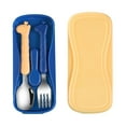 thumbnail image 1 of Toddler Utensils Kids Spoon and Fork Set，Cute Giraffe Child Flatware, 1 of 5