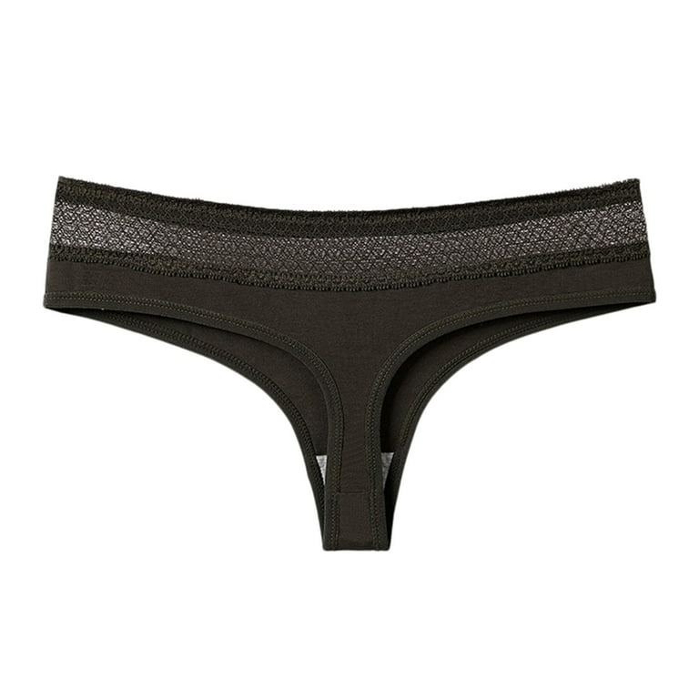 Aayomet Women Panties Cotton Seamless Thongs for Women No Show Thong  Underwear Women,White X-S 