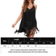 thumbnail image 2 of Mujeres Bikini Encubrimientos Borla Traje de baño Cubrir Moda Traje de baño Cubrir Vestido (Negro Talla única) Ygjytge para Mujer Negro T S, 2 of 8