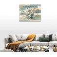 thumbnail image 5 of Rustic Christian Bathroom Decor Wall Art Farmhouse Daisy Floral Butterfly Pictures I Can Only Imagine Religious Canvas Painting Flower Framed Artwork for Kitchen Bathroom Living Room Bedroom 16"x12", 5 of 7