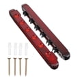 thumbnail image 2 of 1 Set Wall-mounted Rod Storage Rack Six Holes Billiards Pole Display Rack Wood Cue Rack, 2 of 8