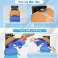 thumbnail image 4 of TopLLC Baseball Cap Storage Rack Strong Paste Wall Mounted Cap Rack Multi-Tier Cap Storage Display Shelf Plastics hat rack, 4 of 6