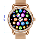 thumbnail image 2 of Reloj Inteligente Femenino Dorado Oscuro Correa De Reloj Milan Belug Dorado, 2 of 5