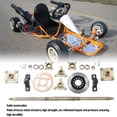 thumbnail image 3 of Kit De Eje Trasero Go Kart, Resistente A Impactos, Alta Resistencia, Estabilidad Mejorada, Conjunto De Eje Trasero Go Kart De 23 Piezas Con Base Para Triciclos De Deriva, 3 of 7