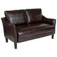 thumbnail image 1 of Asti Upholstered Loveseat in Dark Gray Fabric, 1 of 5