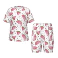 thumbnail image 1 of Balery Watermelon Conjunto de Pijama Infantil de Manga Corta con Estampado – Ropa de Dormir de Algodón Suave-Large, 1 of 6