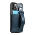 thumbnail image 5 of 3-in-1 Wrist Band Card Holder Bracket Mobile Phone Case Soft Handmade PU Leather Phone Protective Cover New, 5 of 5