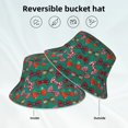 thumbnail image 2 of Balery red and green bow tie Sombreros para el sol para hombre y mujer, sombrero de pescador con UPF 50+, 2 of 6