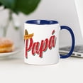 thumbnail image 4 of CafePress - Papa' Mug - 11 oz Ceramic Mug - Novelty Coffee Tea Cup, 4 of 6