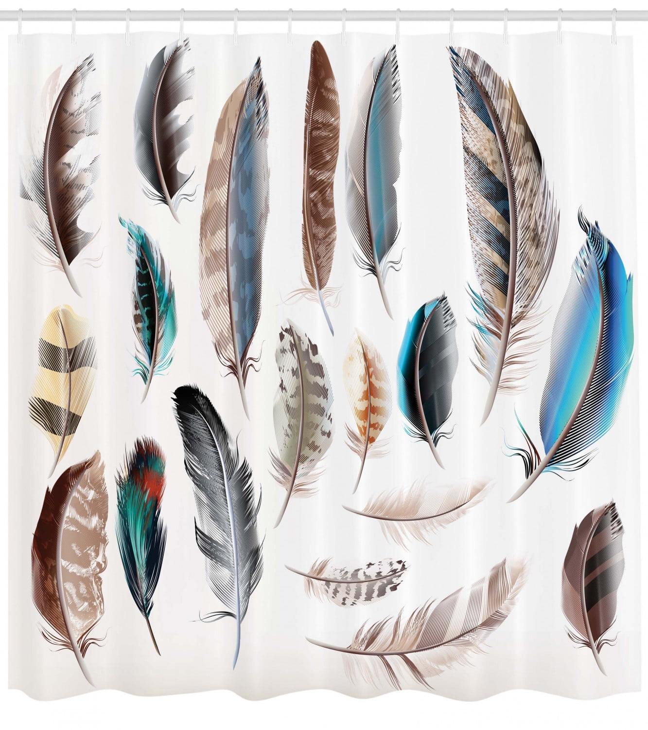 Feathers Shower Curtain Feathers Shower Curtain