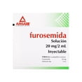 thumbnail image 2 of Furosemida 20 mg Solucio?n Inyectable Caja Con 5 Ampolletas, 2 of 3