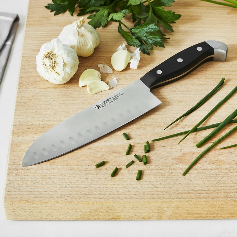 HENCKELS Statement 7-inch Hollow Edge Santoku Knife - Walmart.com