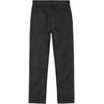 thumbnail image 2 of Nautica Boys Flat Front Stretch Twill Chino Khaki Pant 12 Black 5-pocket, 2 of 2