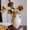 Cocoa, variant on French Dried Look Faux Rose Stem 26" Tall