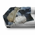 thumbnail image 3 of Zoo Soft Flannel Fleece Blanket, Polar Bear Wildlife Park Rocks Water Cold Climate Tourist Attraction Image, Cozy Plush for Indoor and Outdoor Use, 70" x 90", Pale Blue Black Cream, by Ambesonne, 3 of 6