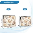 thumbnail image 4 of FORMRS 13-13.3 inch Laptop Sleeve Case Soft Carrying Quilted Computer Bag Cover, Beige Watercolor Seashells, 4 of 7