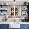 thumbnail image 2 of Retro Farmhouse Kitchen Curtains Window Panels, Country Star Berries Text Wooden Grain Insulated Window Treatment Curtain, Grommet Curtains for Bedroom/Living Room/Bathroom, 2 Piece 42"Wx63"L, 2 of 8