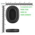 thumbnail image 6 of Geekria Earpad + Headband Compatible with MDR-7506, MDR-V6, MDR-CD900ST Headphone Replacement Ear Pad + Headband Cover / Ear Cushion + Headband Protector \ Earpads Repair Parts Suit (Black), 6 of 6