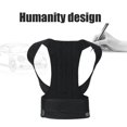 thumbnail image 4 of Brace Alisador Bandas De Soporte Ajustables Transpirable Ligero Adulto Espalda Corsé Hogar Oficina Deportes Fitness Trabajo qarigey OD015791-04, 4 of 6