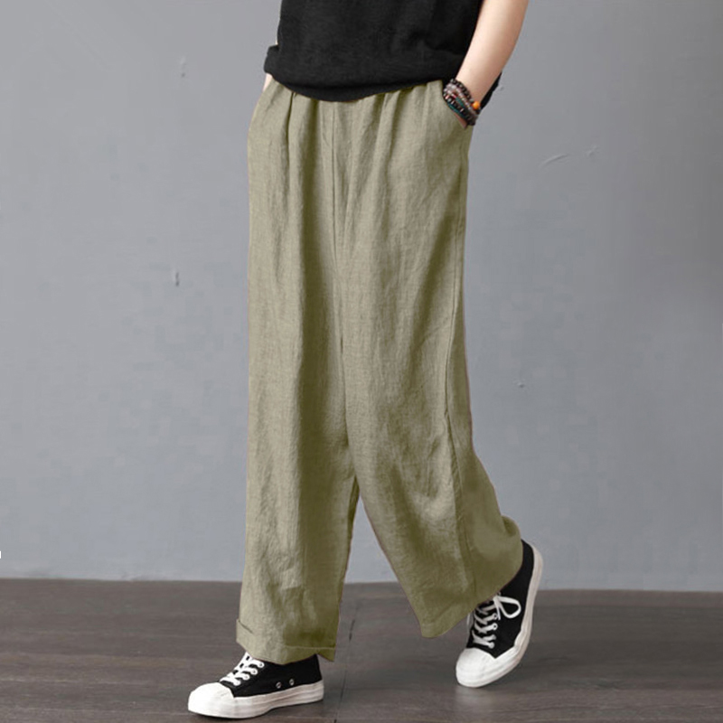 ladies casual trousers elasticated waist