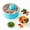 Blue, variant on One-Touch Cordless Electric Fruit Cleaner Spinner with Drain Basin (White) | Electric Salad Spinner and Produce Washer With Non-Slip Base, One-Touch for Fruit, Vegetables and Berrie