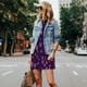 thumbnail image 4 of Disketp Purple Snow Flakes para Vestido sin Mangas para Mujeres, Vestidos de Verano para Mujeres, Casual y Holgado para la Playa, 4 of 7