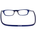 thumbnail image 4 of Clic Reader Eyeglasses Original Frosted Reflex Dk Blue Magnetic Readers Sz+1.50, 4 of 4